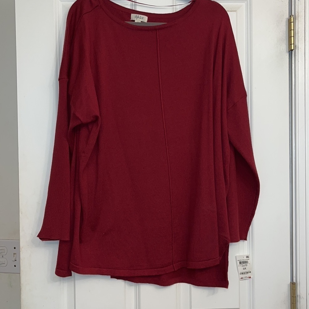 Style & Co‎ sweater pullover 3X NWT